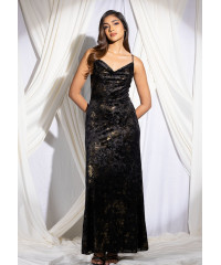 BLACK RAVEN GLITTER DRESS