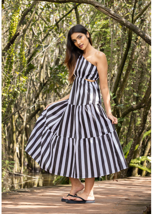 MELLO ONE SHOULDER DRESS