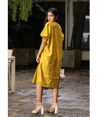 SHYN FLARE GREEN DRESS