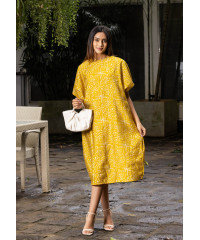 SHYN FLARE GREEN DRESS