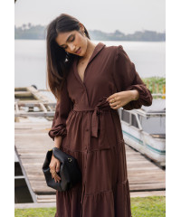 CEFALO BROWN CHIC DRESS