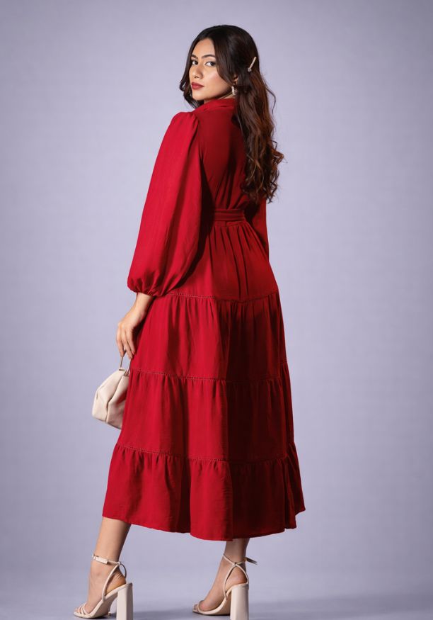 CEFALO CHIC RED DRESS