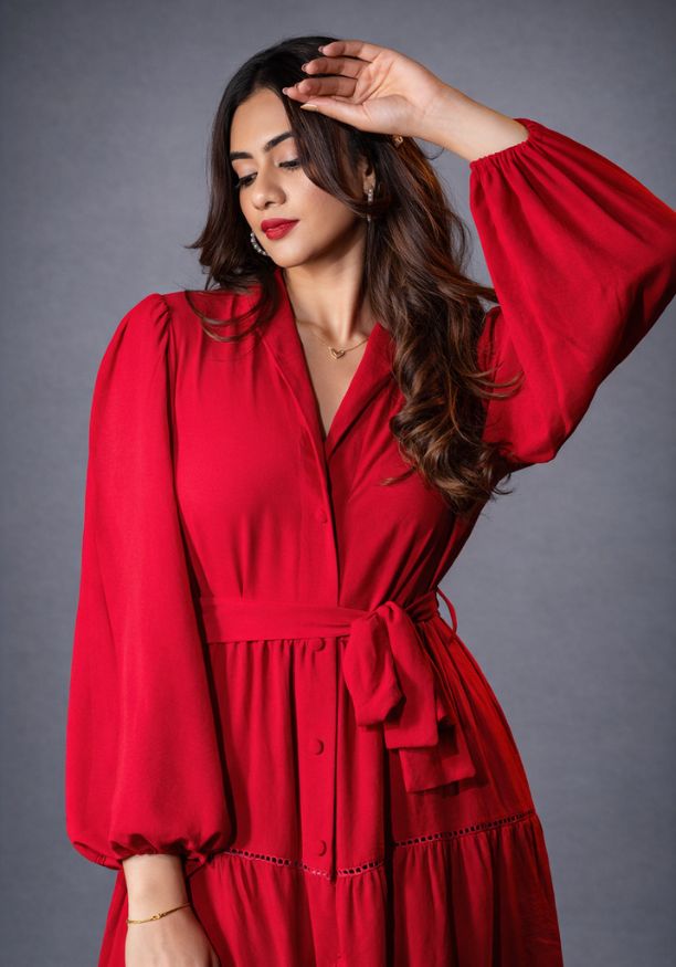 CEFALO CHIC RED DRESS