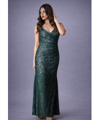 VIVICA SLEEVELESS GREEN MAXI DRESS