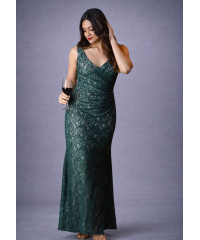 VIVICA SLEEVELESS GREEN MAXI DRESS