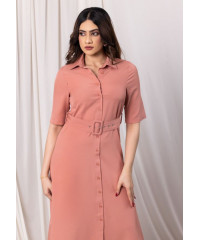 FLORA FLORAL PINK DRESS