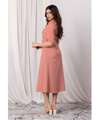 FLORA FLORAL PINK DRESS