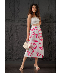EMRI PRINTED  SKIRT 