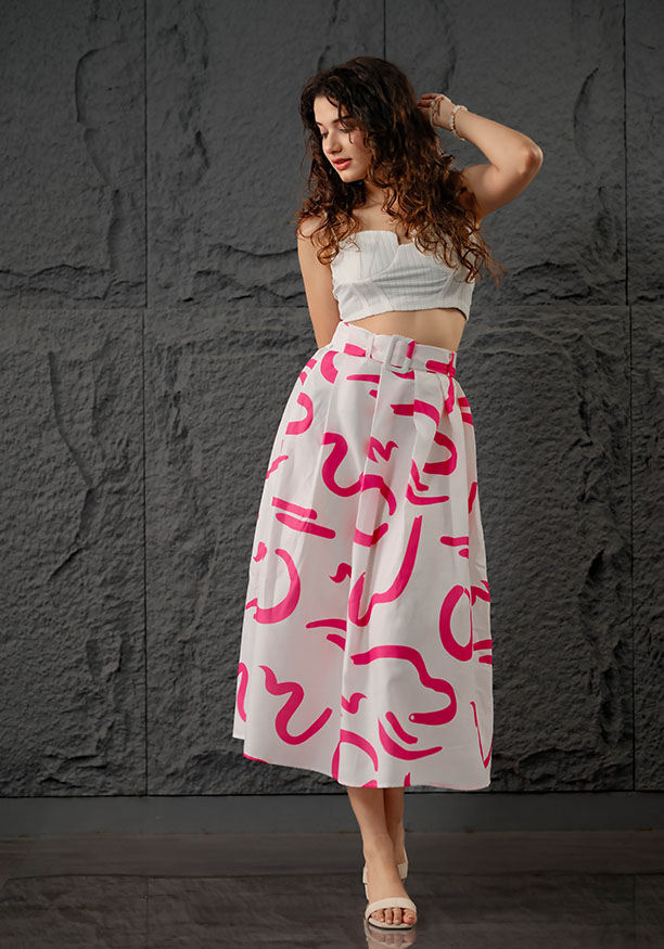 EMRI PRINTED SKIRT 