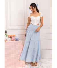 VIANNE BLUE MAXI SKIRT