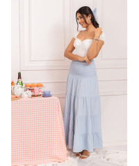 VIANNE BLUE MAXI SKIRT