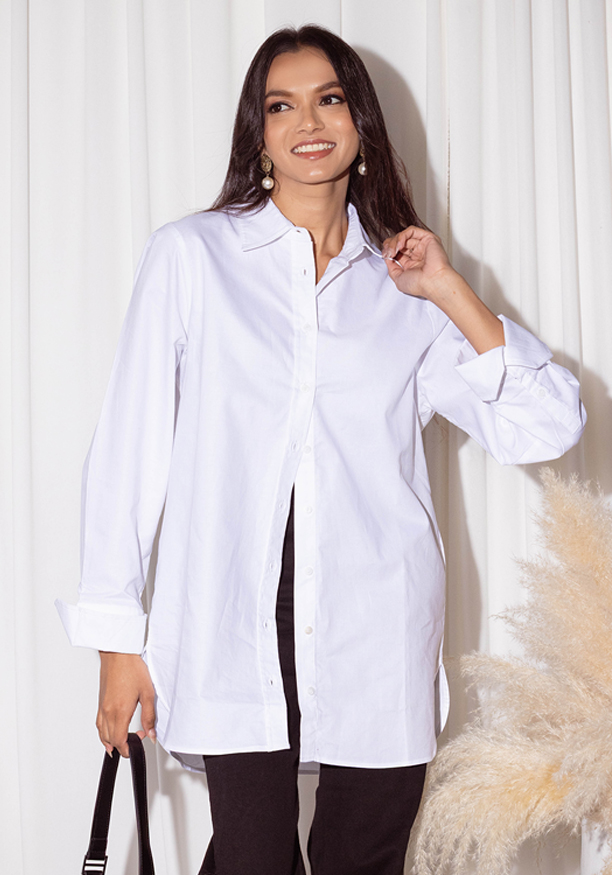 RIYA SOFT TOUCH WHITE SHIRT