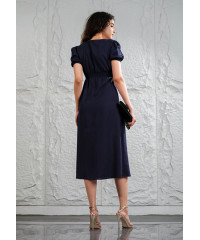 CALLY SHORT SLEEVE MIDI DRESS