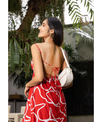 REKIO MAXI STRIP DRESS