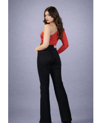 SALMA ONE SHOULDER RED TOP