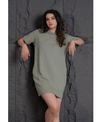 TESSA GREEN T SHIRT DRESS