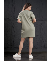 TESSA GREEN T SHIRT DRESS