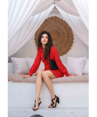 NORA LIGHT RED DRESS