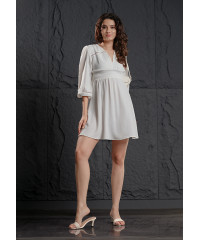 VONDA OFF WHITE DRESS