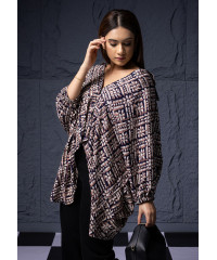 JASMINE NAVY BLUE BLOUSE