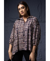 JASMINE NAVY BLUE BLOUSE
