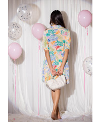 HAZEL PRINTED SHORT DRESS