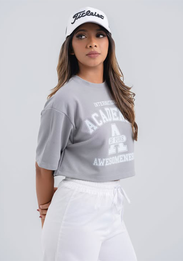 AWESOMNESS ASH BAGGY T SHIRT