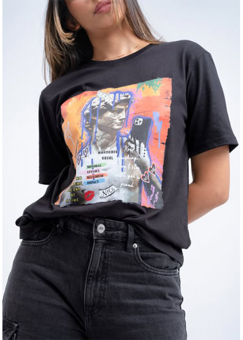 MORGANA CRAPHIC T SHIRT