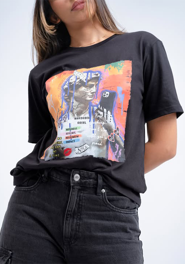 MORGANA CRAPHIC T SHIRT