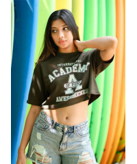 AWESOMNESS GREEN BAGGY TEE