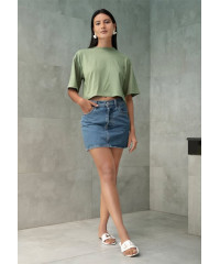 WINNY GREEN CROP TOP