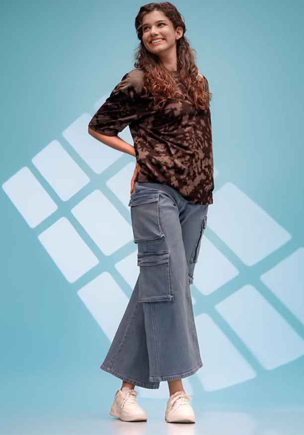 ELIO CARGO DENIM PANT