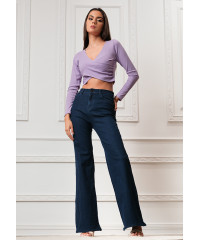 TORI PURPLE CROP TOP