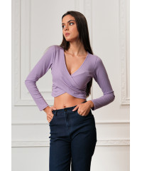 TORI PURPLE CROP TOP