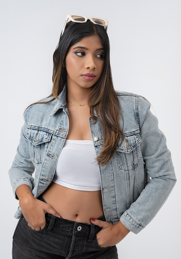 LONG SLEEVE DENIM JACKET LIGHT BLUE