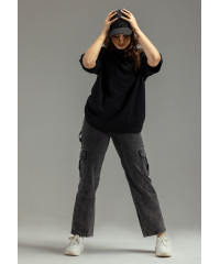 BAGGY CARGO-ACID WASH PANT