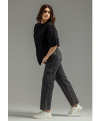 BAGGY CARGO-ACID WASH PANT