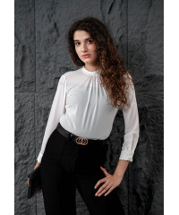 LAURIN HIGHNECK BLOUSE 