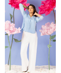 DIARA BAGGY LIGHT BLUE BLOUSE