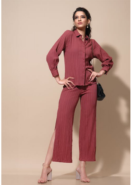 MIRA BAGGY BROWN PANT 