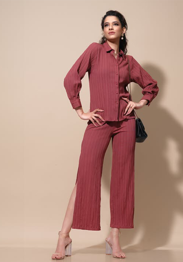 MIRA BAGGY BROWN PANT 