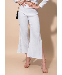 MIRA WHITE BAGGY PANT