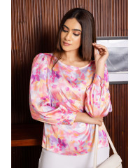 LISA LONG SLEEVE PINK BLOUSE