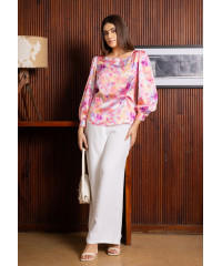 LISA LONG SLEEVE PINK BLOUSE