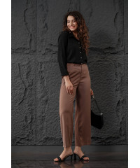 ANA HIGH WAIST CREAM BELL PANT 