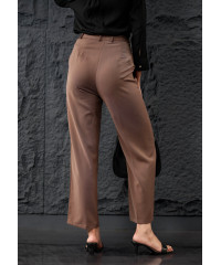 ANA HIGH WAIST CREAM BELL PANT 