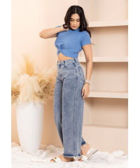 RORI BLUE CROP TOP