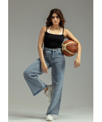 HENASSY WIDE LEG JEAN