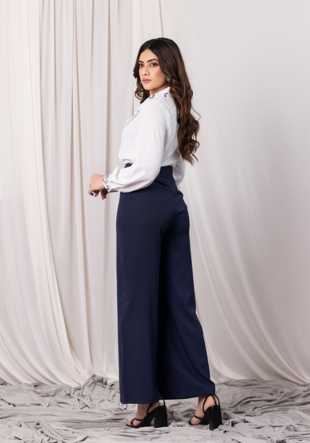 LORA PRINTED WHITE SHIRT