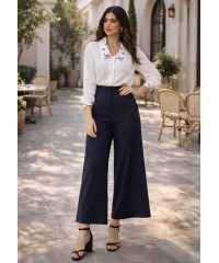 LORA PRINTED WHITE SHIRT